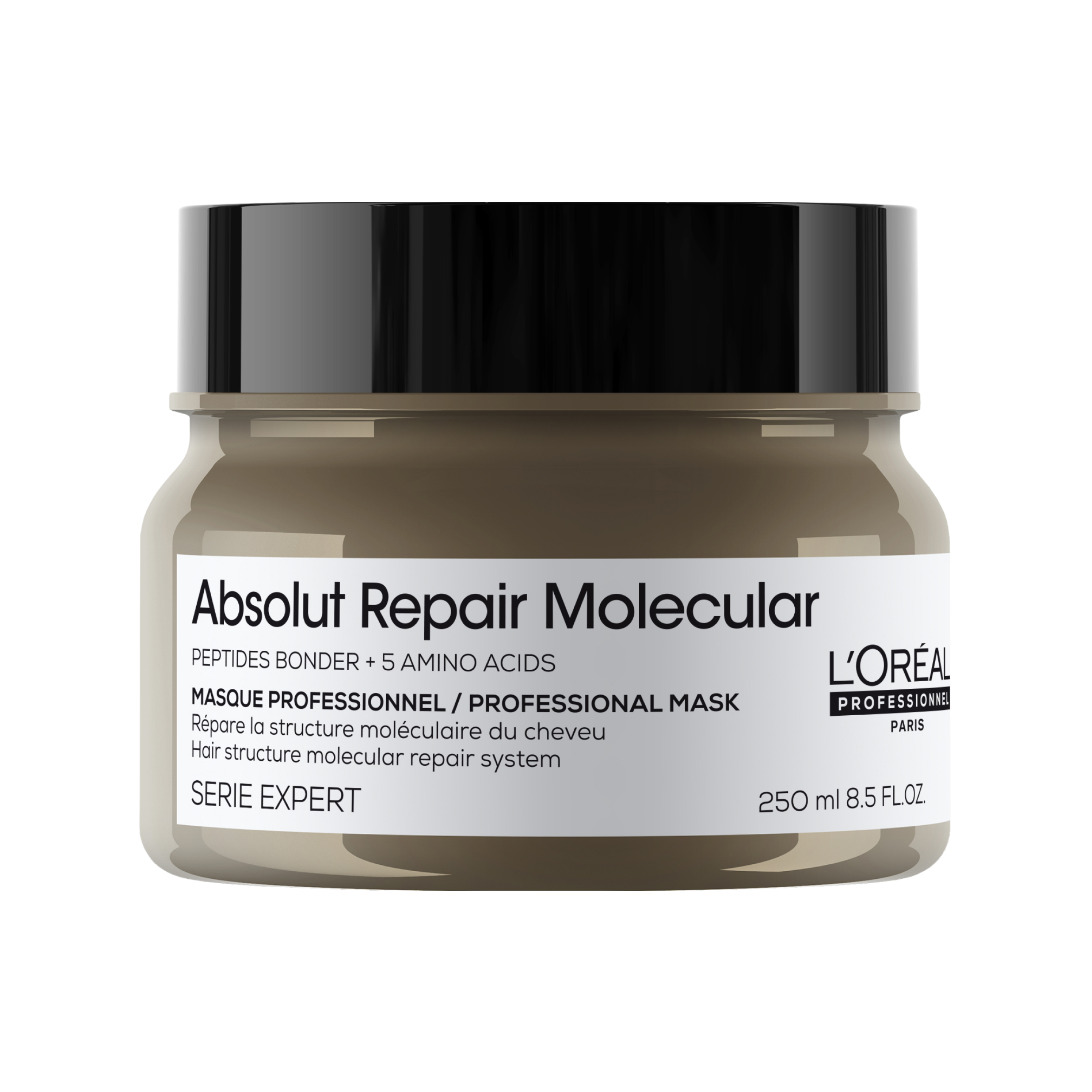 L'OREAL PROFESSIONNEL L'OREAL PROFESSIONNEL ABSOLUT REPAIR MOLECULAR ΜΑΣΚΑ ΜΟΡΙΑΚΗΣ ΕΠΑΝΟΡΘΩΣΗΣ ΓΙΑ ΤΑΛΑΙΠΩΡΗΜΕΝΑ ΜΑΛΛΙΑ | 250ml