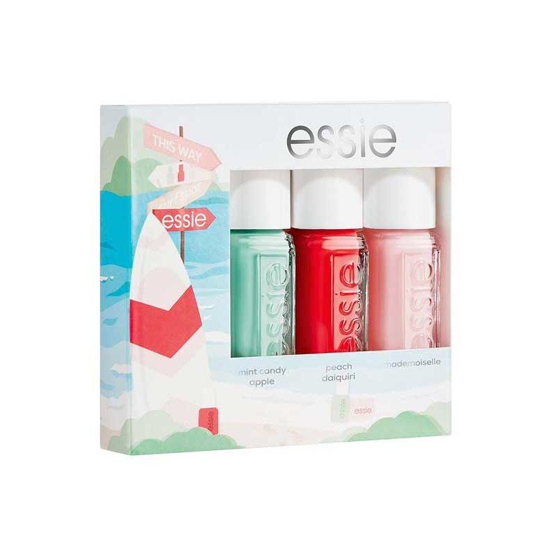 ESSIE ESSIE ESSIE SUMMER KIT MINI NAIL POLISH | Μαύρο