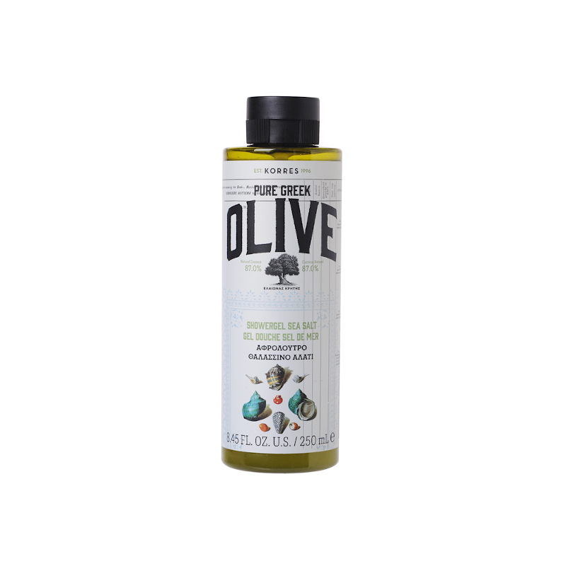 KORRES KORRES PURE GREEK OLIVE ΑΦΡΟΛΟΥΤΡΟ ΜΕ ΘΑΛΑΣΣΙΝΟ ΑΛΑΤΙ | 250ml