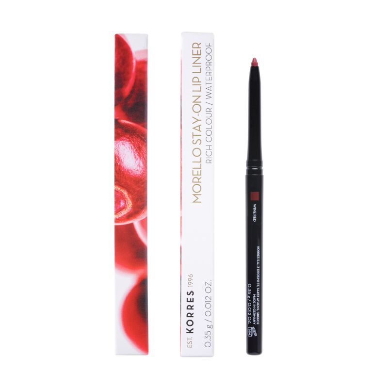 KORRES KORRES MORELLO STAY-ON LIP LINER | 0,35gr 03 Wine Red